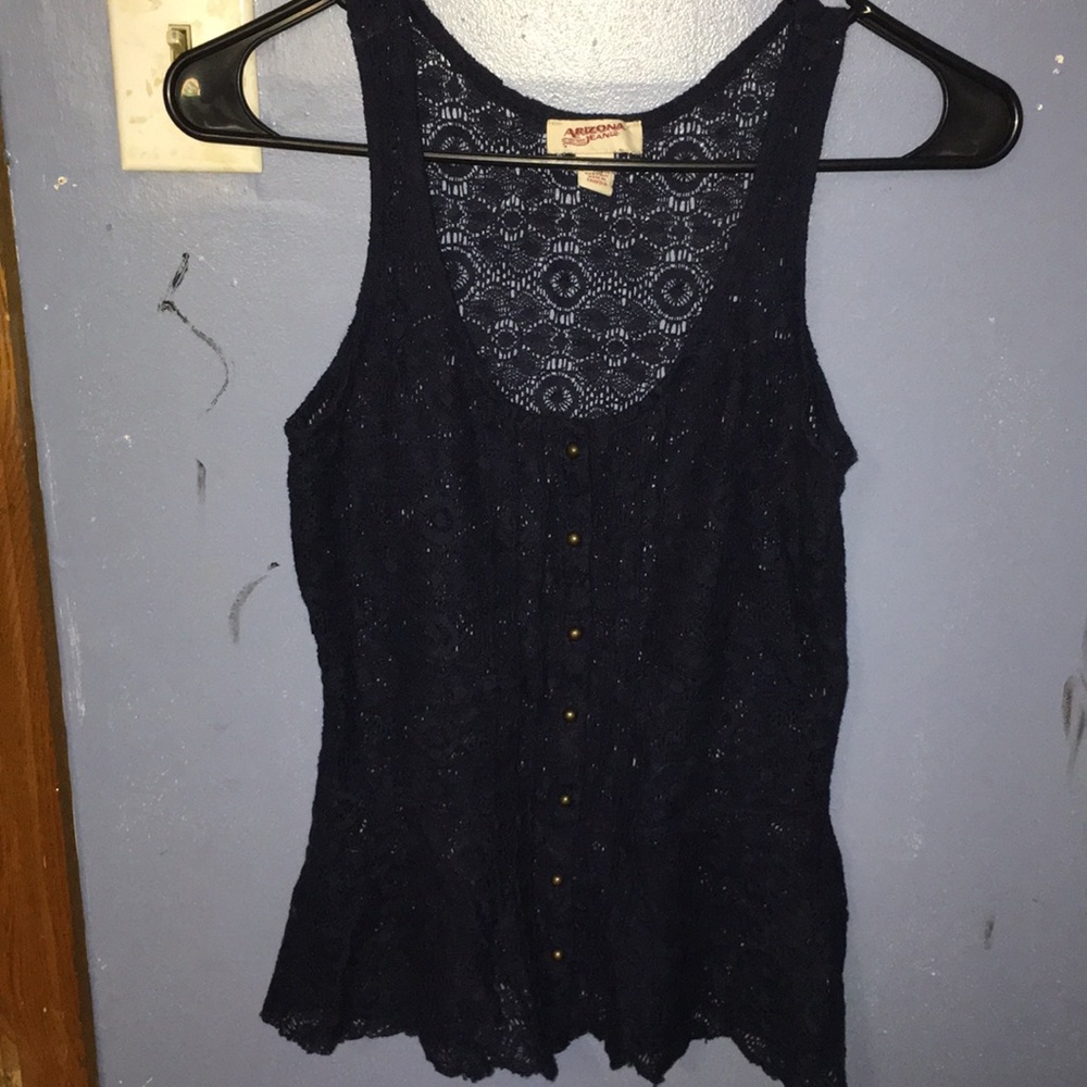 Arizona black lace shirt size XS